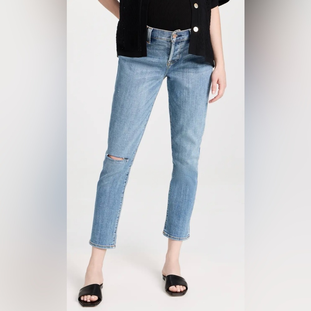 7 For All Mankind
Women's Maternity Josefina Jeans with One Knee Hole